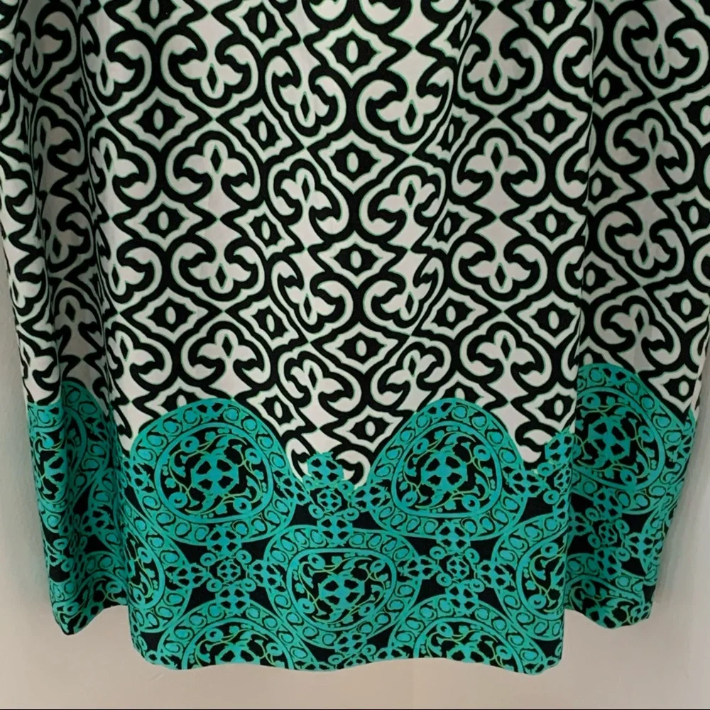 *NWT* Evan-Picone Garden of Eden Midi Dress - Picture 4 of 11